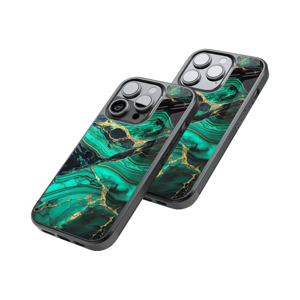 Protective Glass Back Phone Case Compatible with iPhone, Samsung, OnePlus, Pixel & More