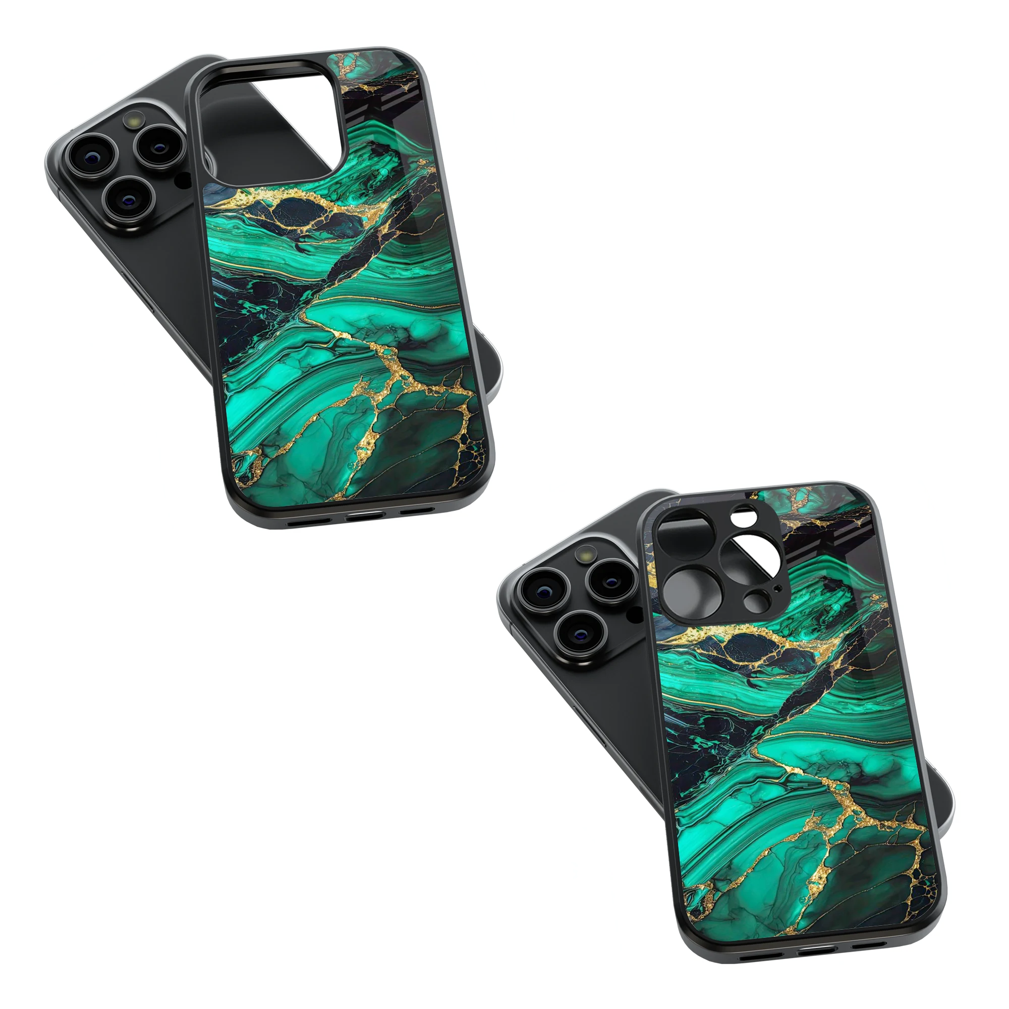 Trendy Glass Back Mobile Case for iPhone, Samsung, Redmi, OnePlus, Google Pixel, Motorola