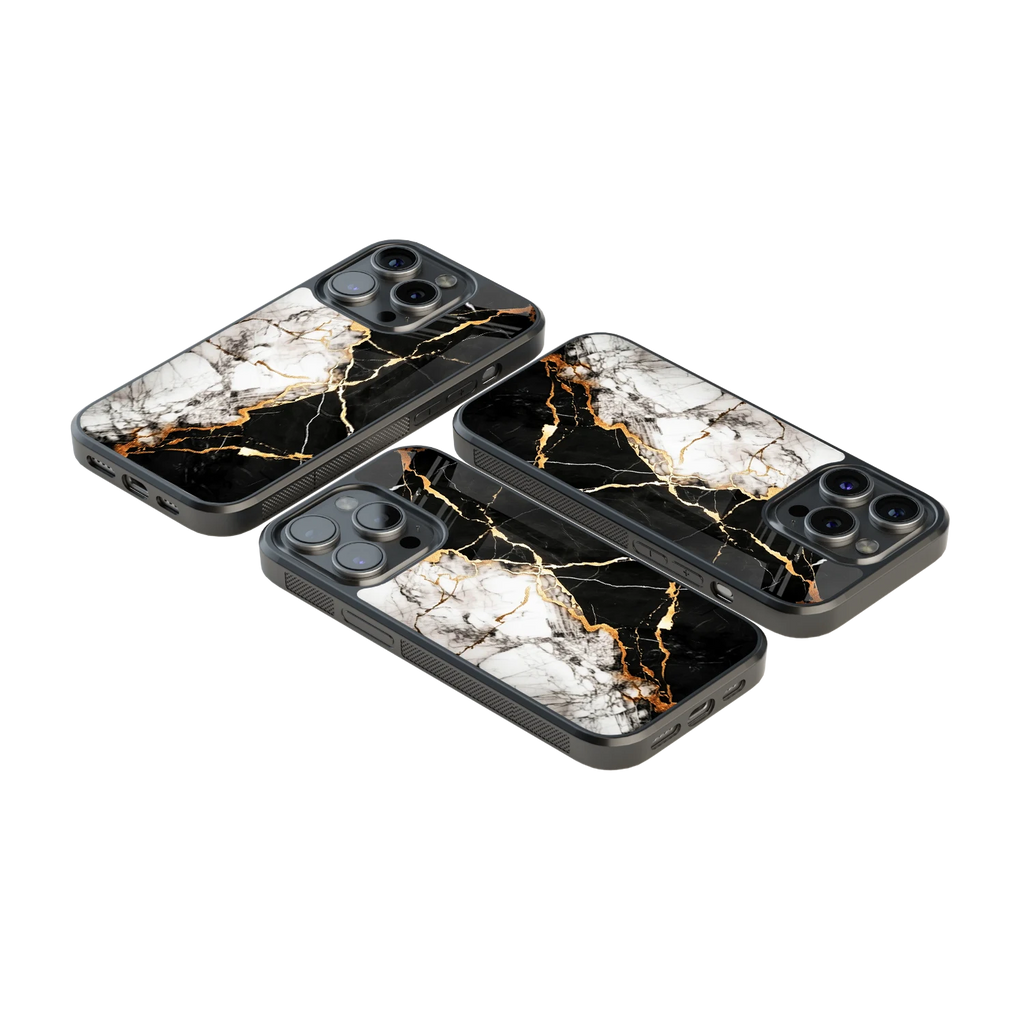 Luxury Glass Back Mobile Cover for iPhone, Samsung Galaxy, OnePlus, Pixel, Redmi & More