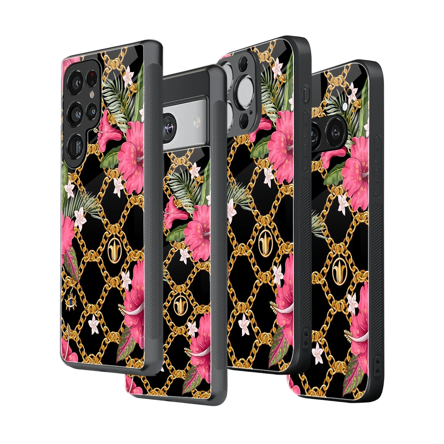 Stylish Glass Back Case for All Smartphones iPhone, Samsung, OnePlus, Pixel, Redmi, Oppo, Vivo, Motorola