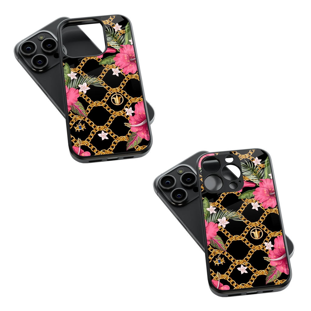 Trendy Glass Back Mobile Case for iPhone, Samsung, Redmi, OnePlus, Google Pixel, Motorola