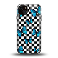 gimme butterflies back phone cover | glass case for iphone 15 plus