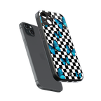gimme butterflies back phone cover | glass case for iphone 15 plus