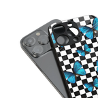 gimme butterflies back phone cover | glass case for iphone 13 mini