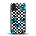 gimme butterflies back phone cover | glass case for iphone 16