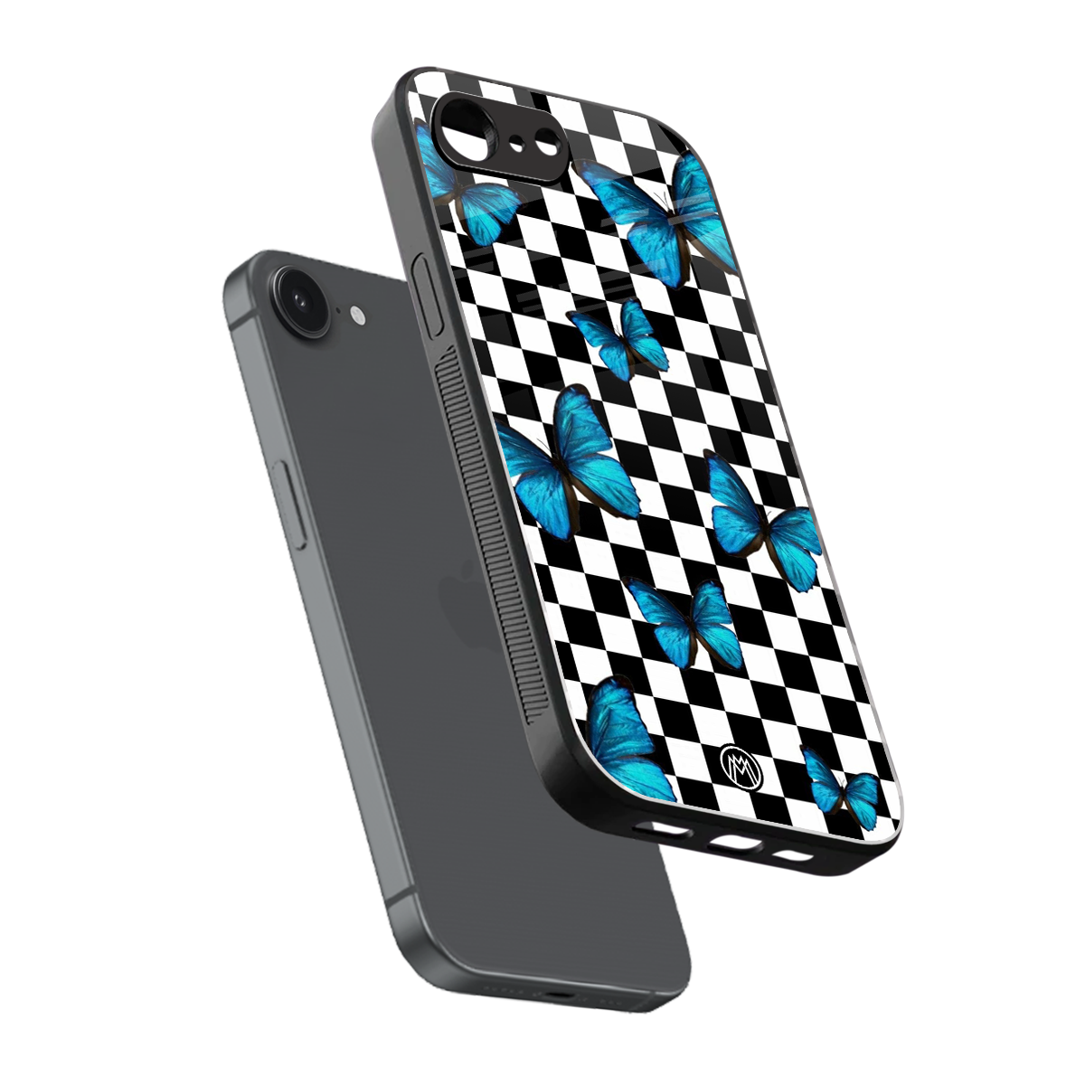 gimme butterflies back phone cover | glass case for iphone 16e