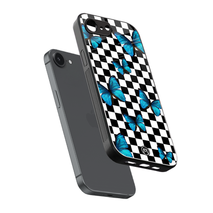 gimme butterflies back phone cover | glass case for iphone 16e