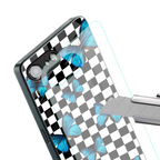 gimme butterflies back phone cover | glass case for iphone 16e