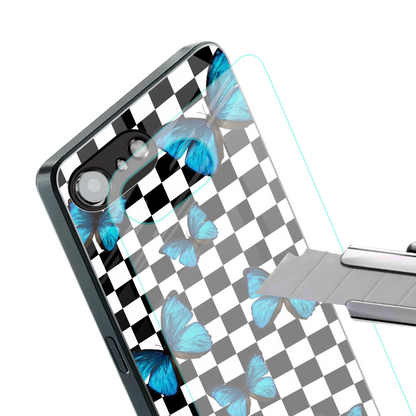 gimme butterflies back phone cover | glass case for iphone 16e