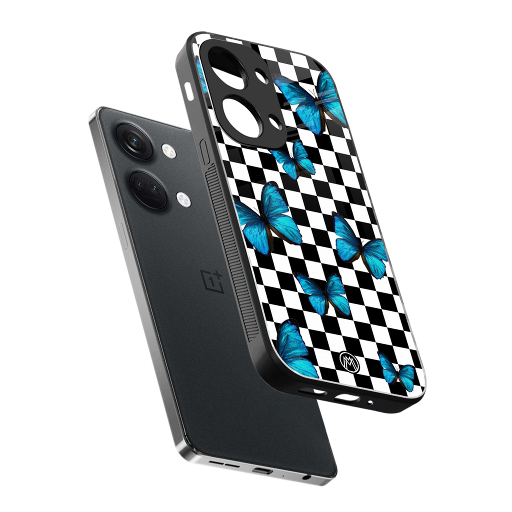 gimme butterflies back phone cover | glass case for oneplus nord 3