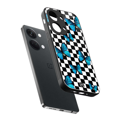gimme butterflies back phone cover | glass case for oneplus nord 3