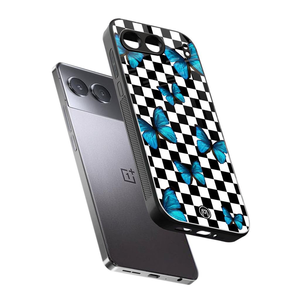 gimme butterflies back phone cover | glass case for oneplus nord 4
