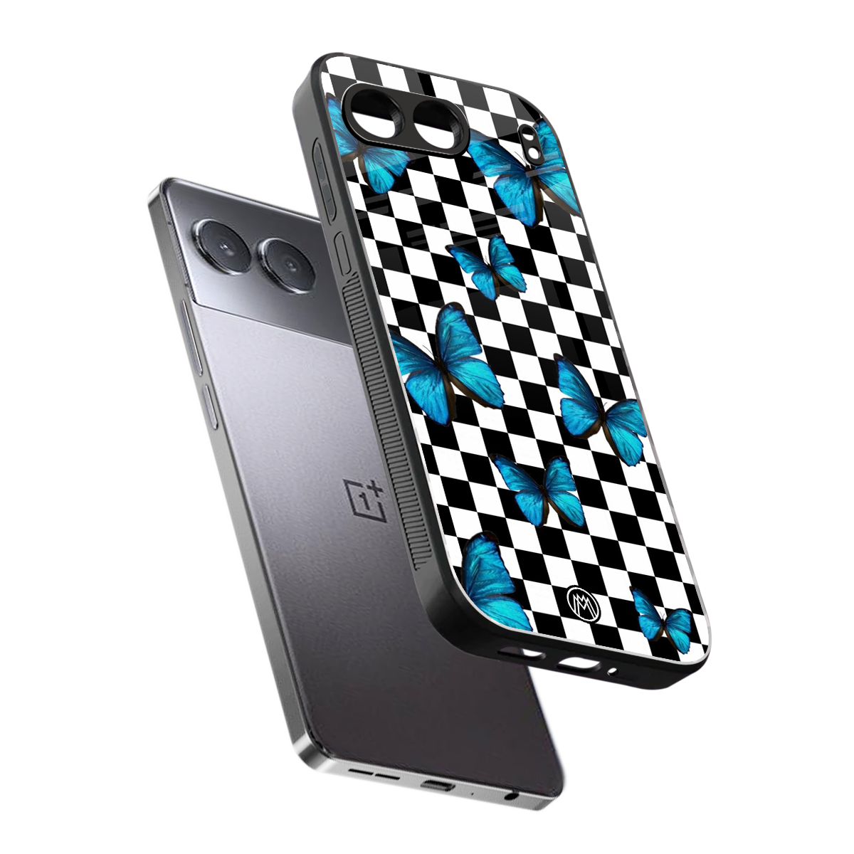 gimme butterflies back phone cover | glass case for oneplus nord 4