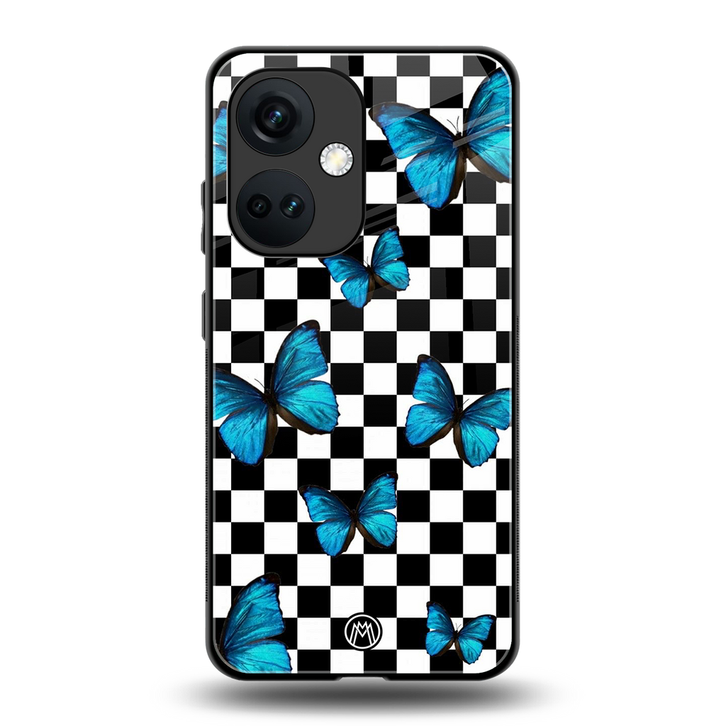 gimme butterflies back phone cover | glass case for oneplus nord ce 3