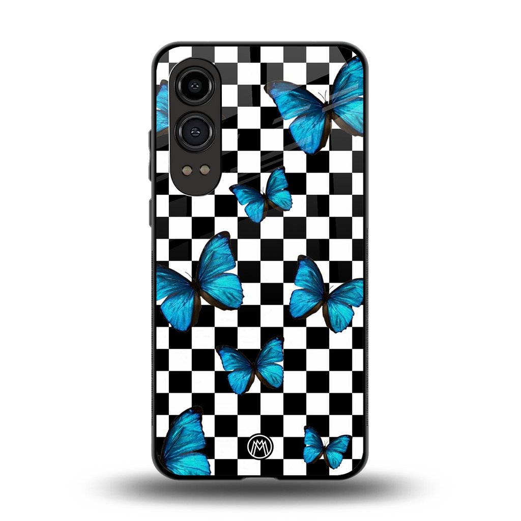 gimme butterflies back phone cover | glass case for oneplus nord ce 4 lite