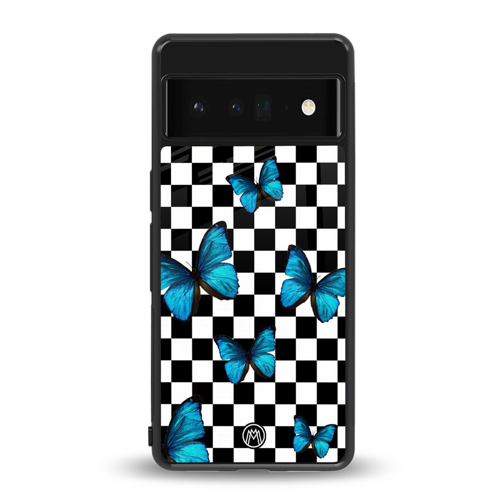 gimme butterflies back phone cover | glass case for google pixel 6 pro
