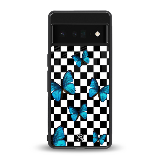 gimme butterflies back phone cover | glass case for google pixel 6 pro