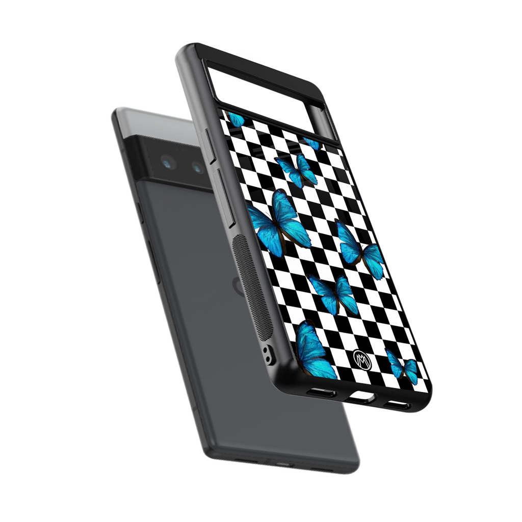 gimme butterflies back phone cover | glass case for google pixel 6 pro