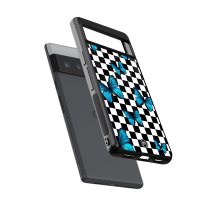 gimme butterflies back phone cover | glass case for google pixel 6 pro