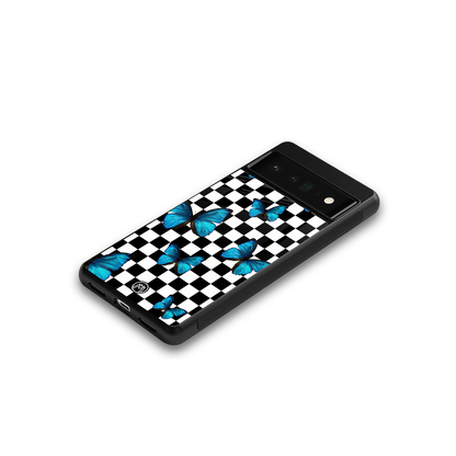 gimme butterflies back phone cover | glass case for google pixel 6 pro