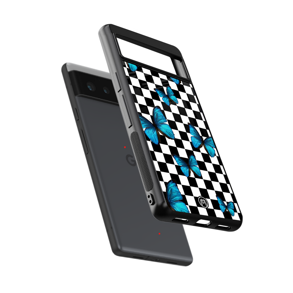 gimme butterflies back phone cover | glass case for google pixel 6
