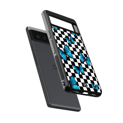 gimme butterflies back phone cover | glass case for google pixel 6