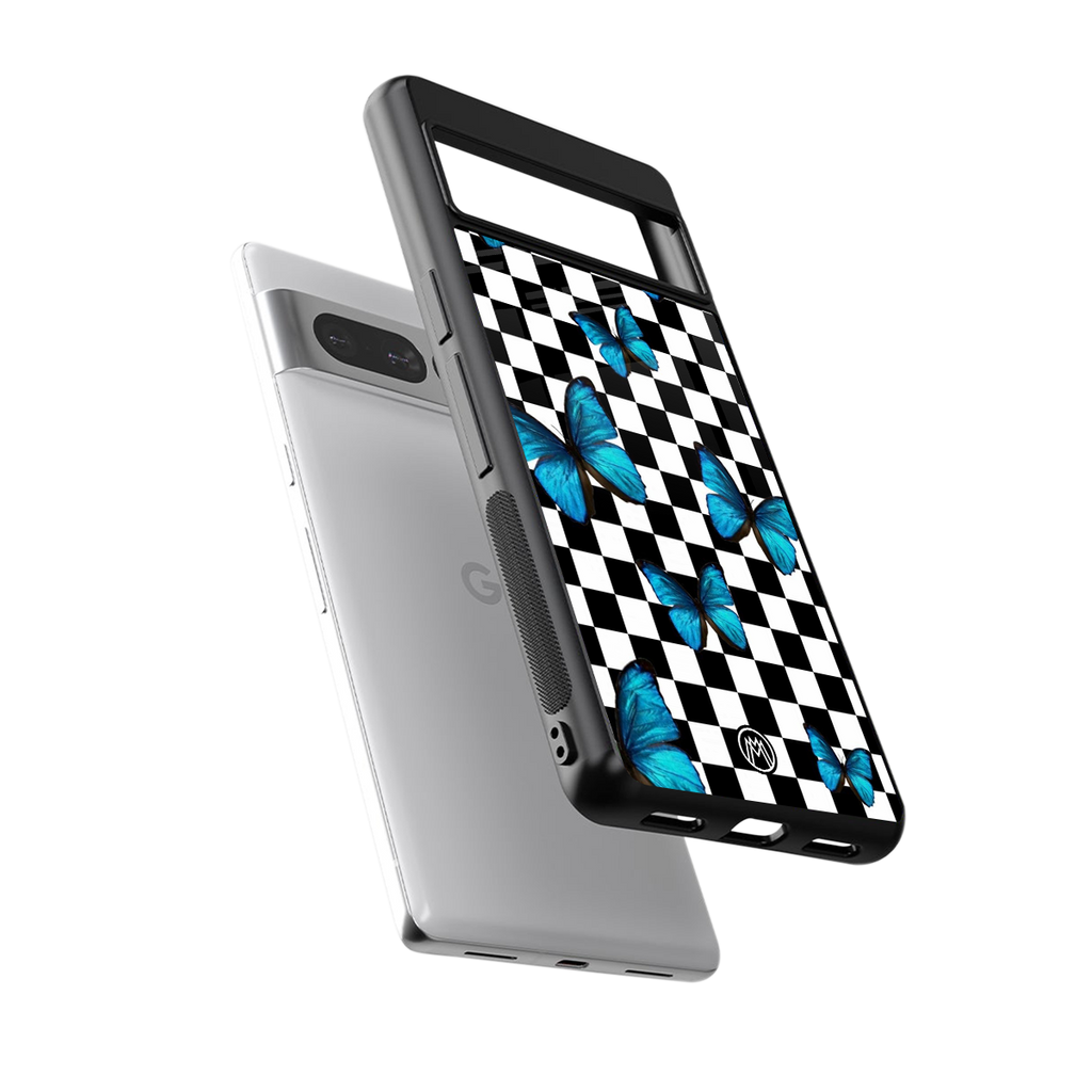 gimme butterflies back phone cover | glass case for google pixel 7 pro