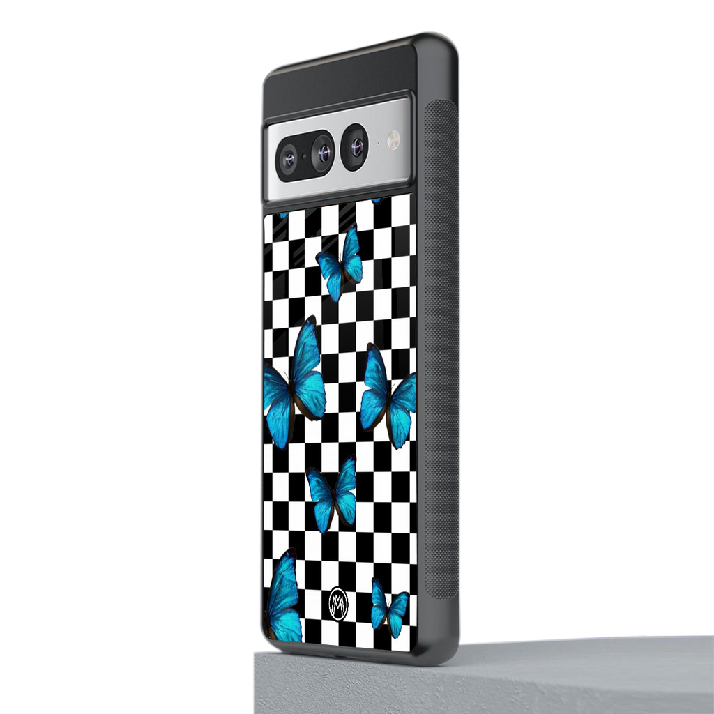 gimme butterflies back phone cover | glass case for google pixel 7 pro