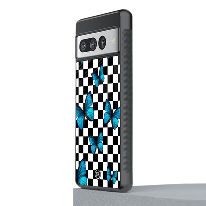 gimme butterflies back phone cover | glass case for google pixel 7 pro
