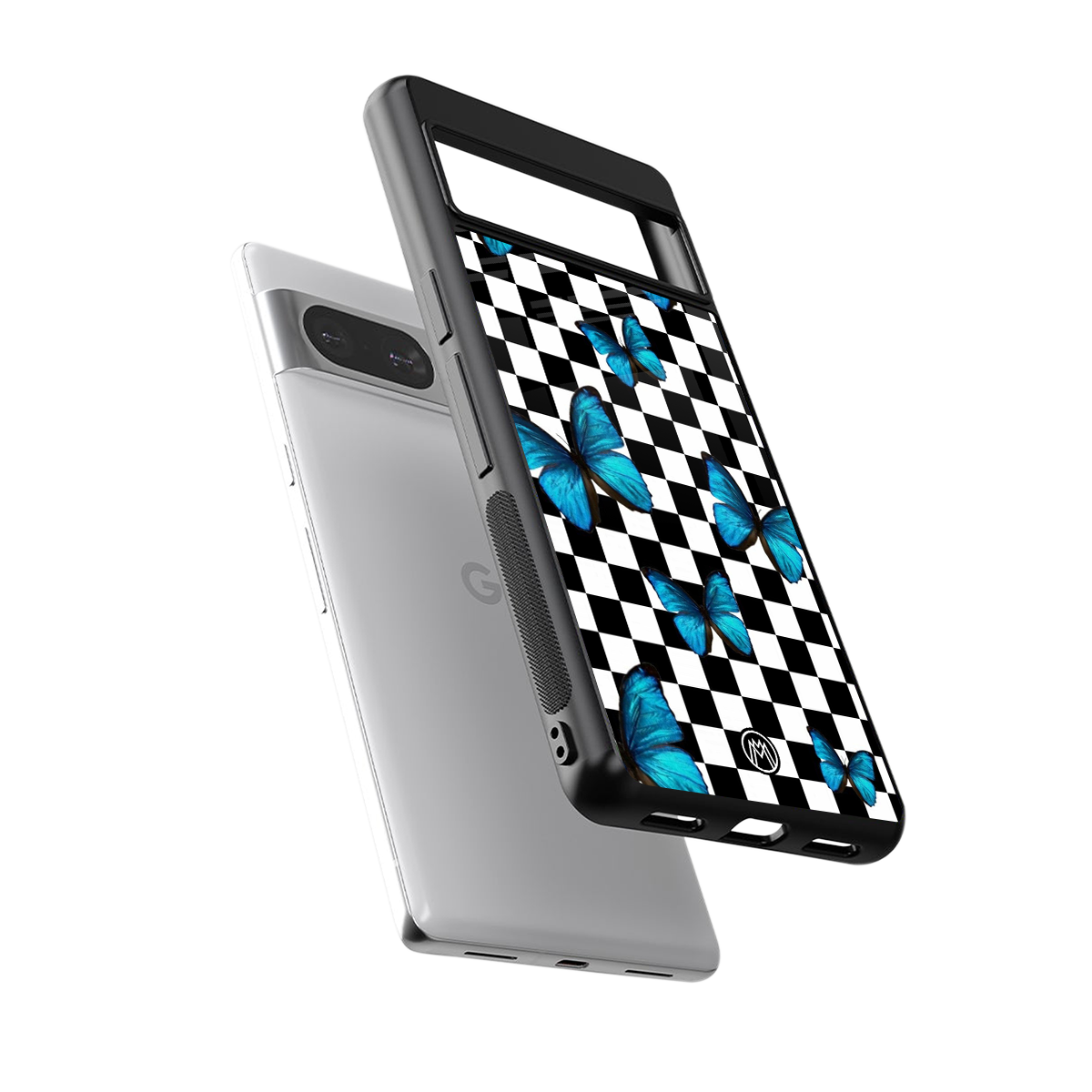 gimme butterflies back phone cover | glass case for Google Pixel 8