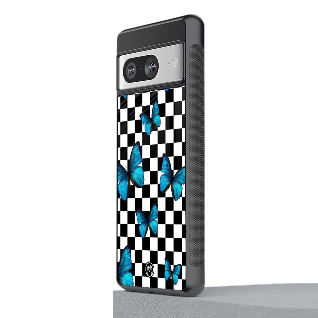 gimme butterflies back phone cover | glass case for Google Pixel 8