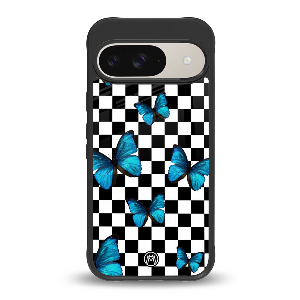 gimme butterflies back phone cover | glass case for google pixel 9