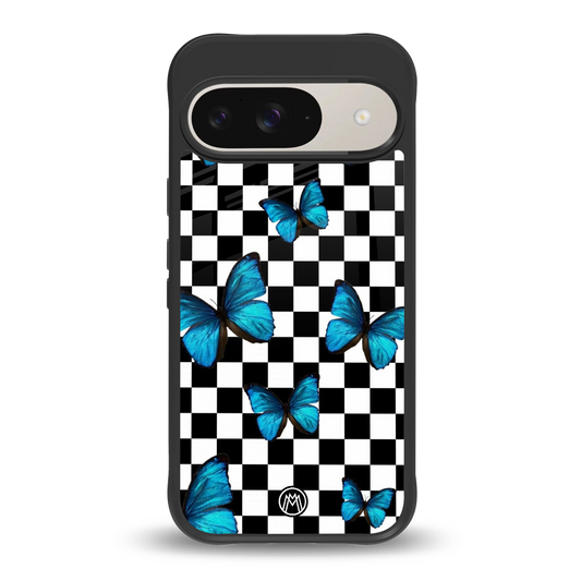 gimme butterflies back phone cover | glass case for google pixel 9
