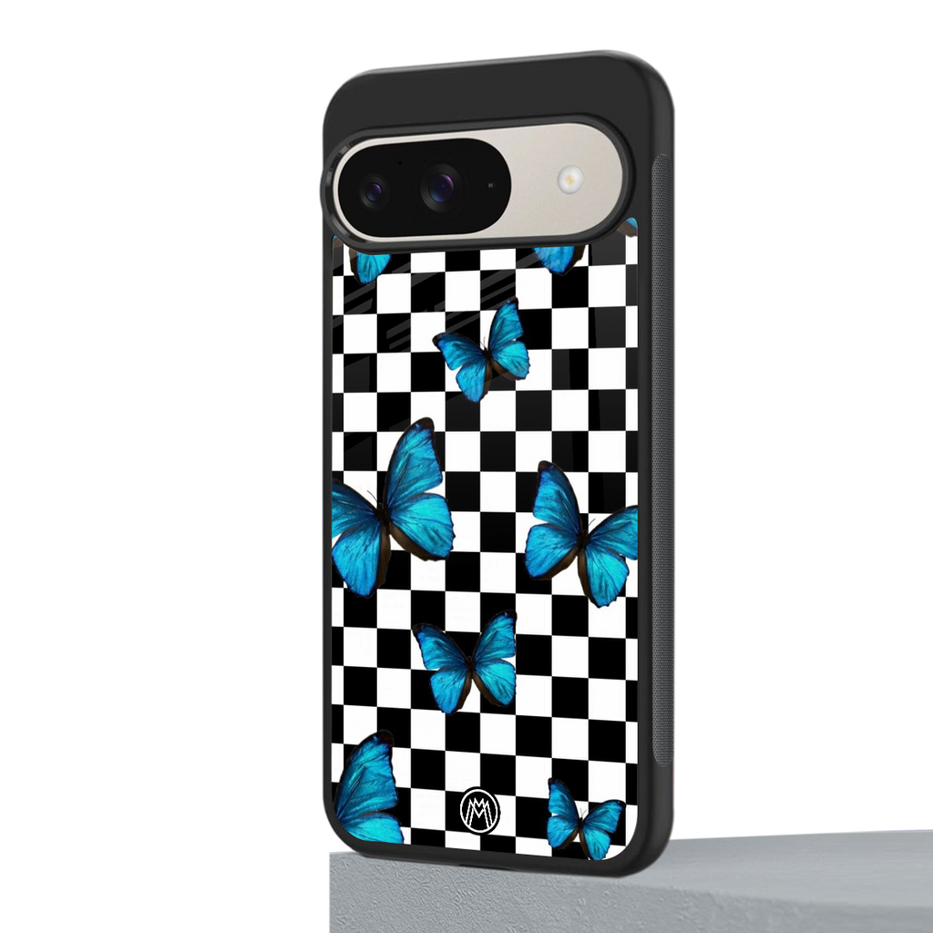 gimme butterflies back phone cover | glass case for google pixel 9