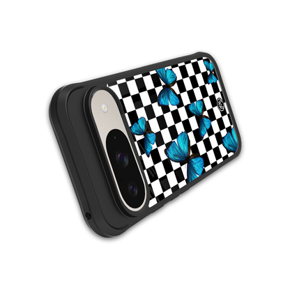 gimme butterflies back phone cover | glass case for google pixel 9