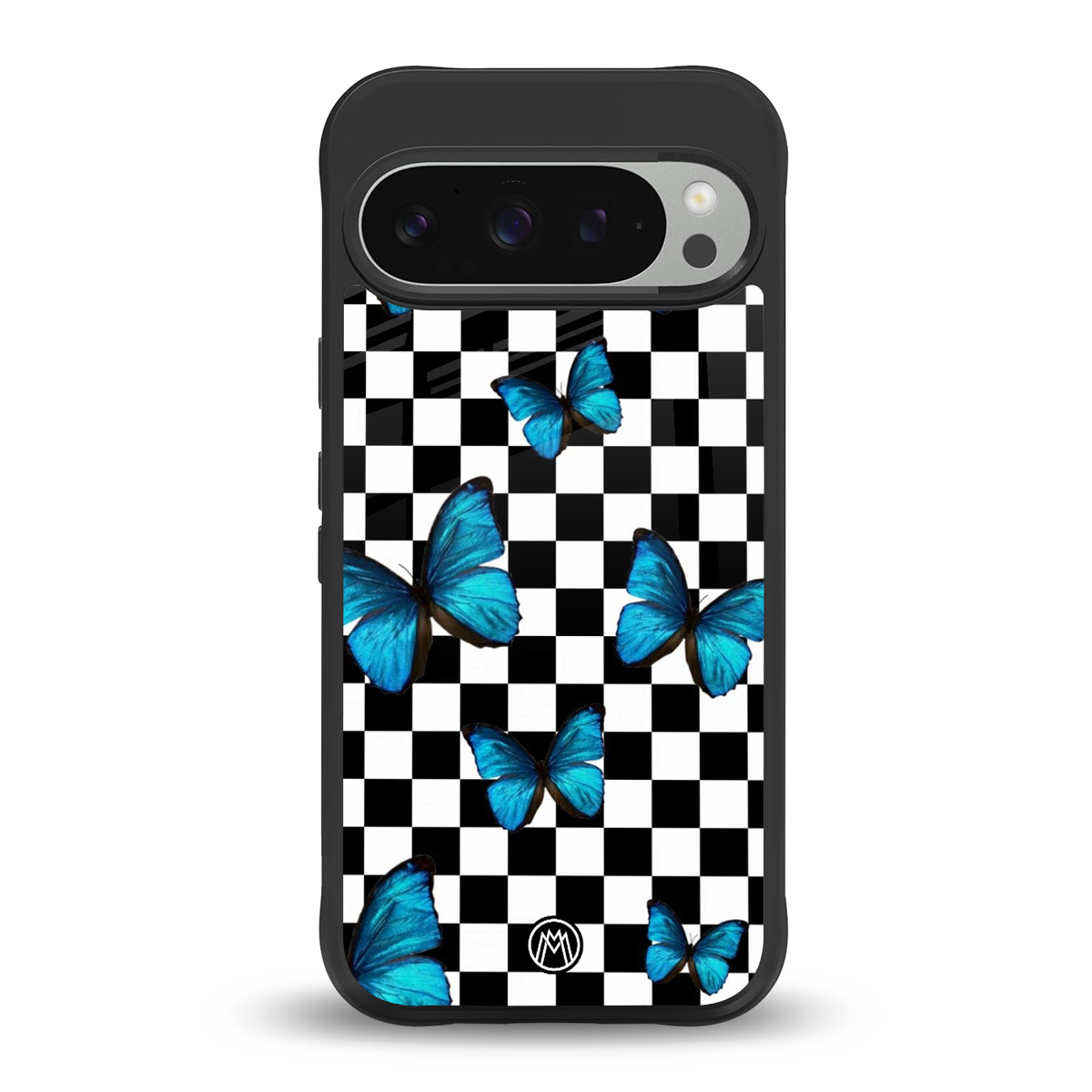 gimme butterflies back phone cover | glass case for google pixel 9 pro xl