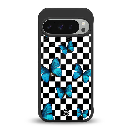gimme butterflies back phone cover | glass case for google pixel 9 pro xl