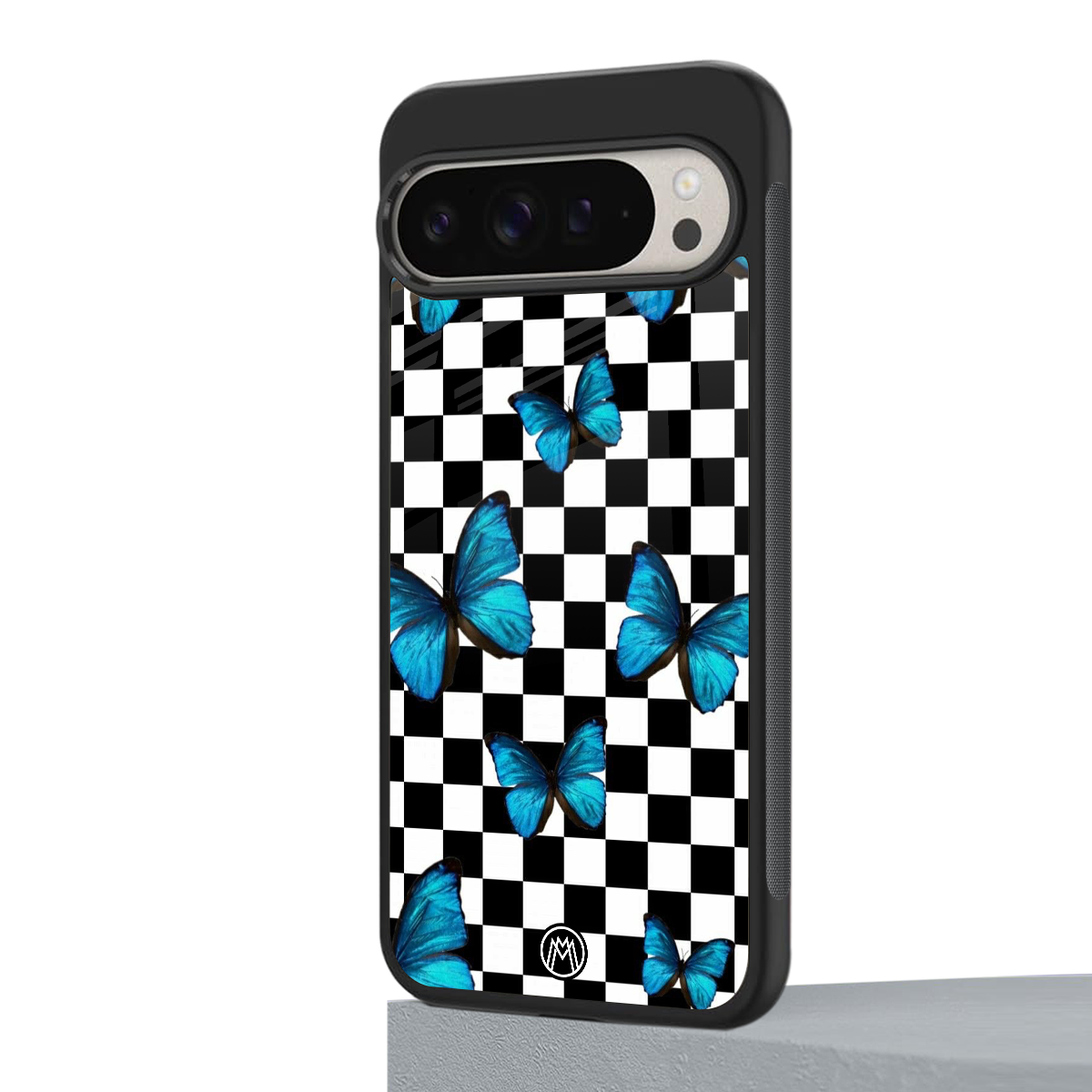 gimme butterflies back phone cover | glass case for google pixel 9 pro xl