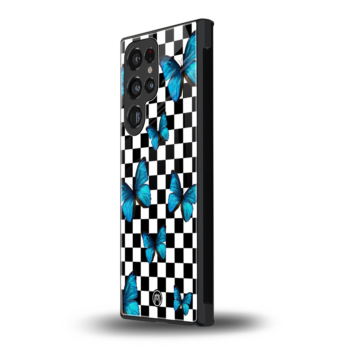 gimme butterflies back phone cover | glass case for samsung galaxy s23 ultra