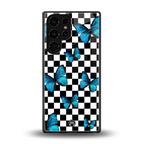 gimme butterflies back phone cover | glass case for samsung galaxy s25 ultra