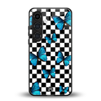 gimme butterflies back phone cover | glass case for samsung galaxy s25