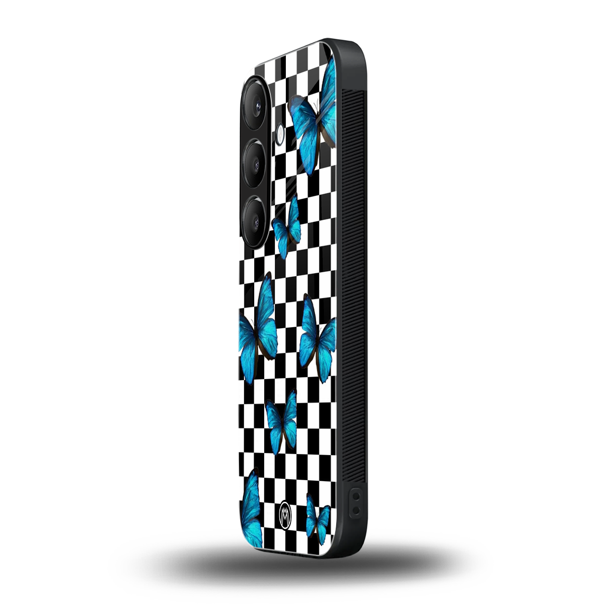 gimme butterflies back phone cover | glass case for samsung galaxy s23 plus