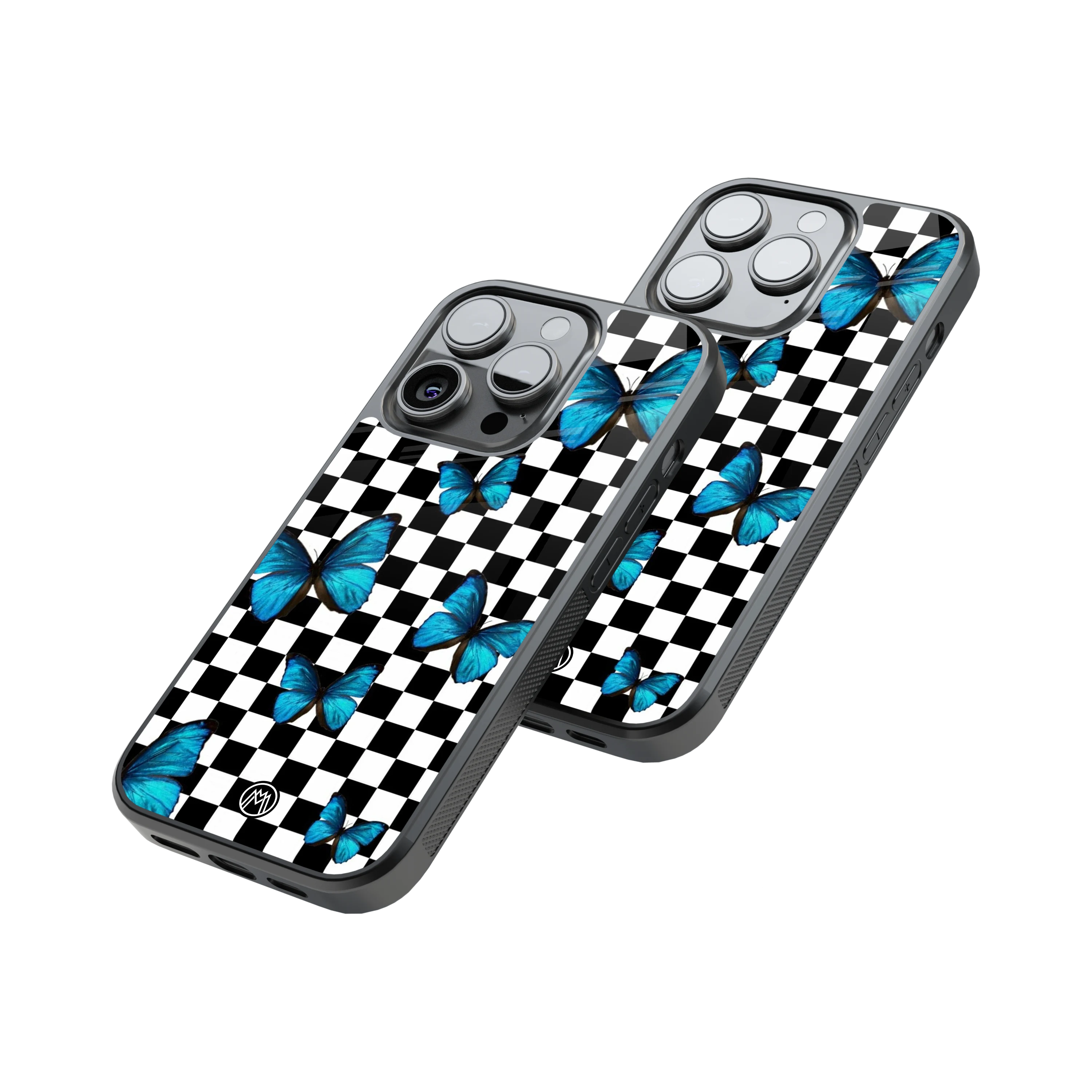 Protective Glass Back Phone Case Compatible with iPhone, Samsung, OnePlus, Pixel & More