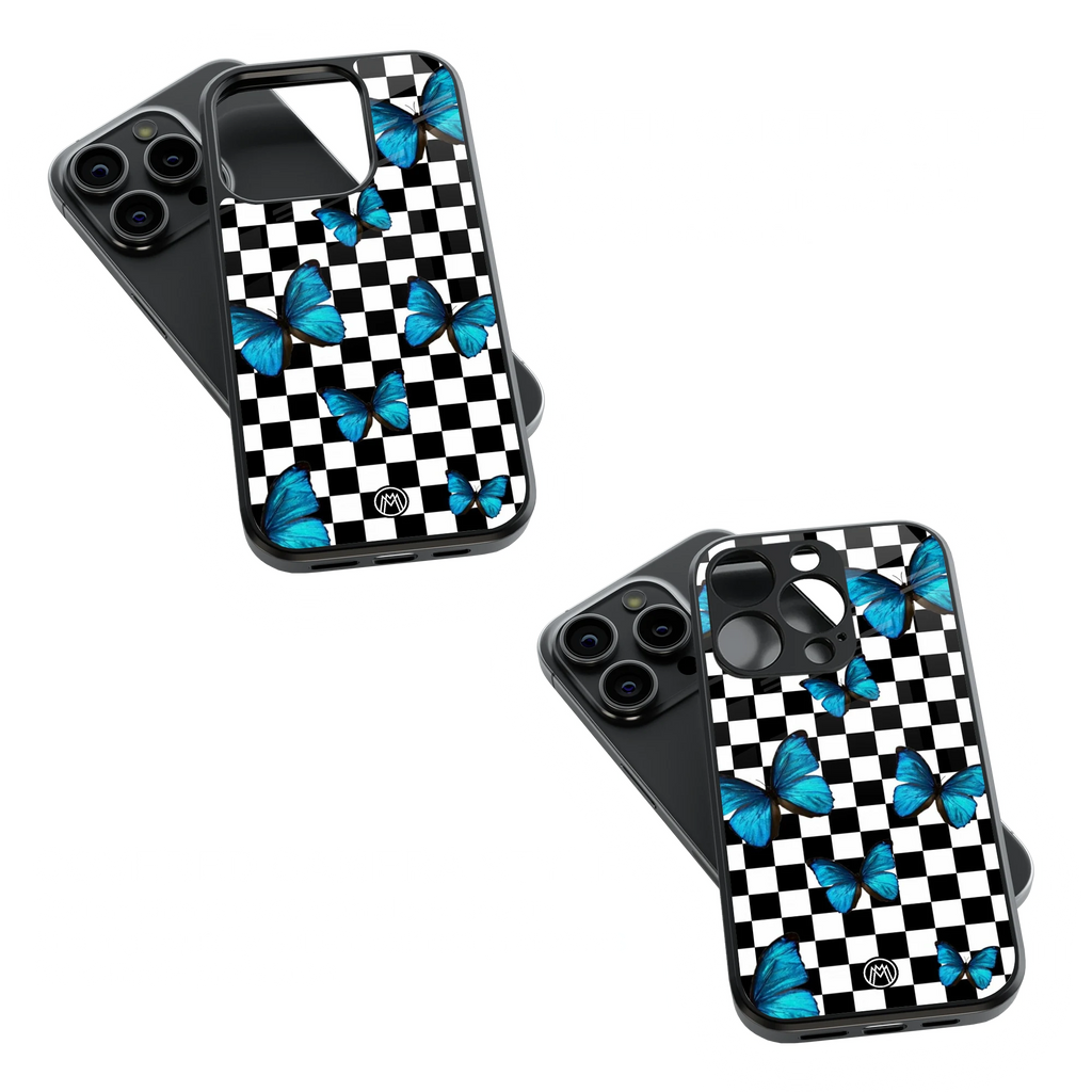 Trendy Glass Back Mobile Case for iPhone, Samsung, Redmi, OnePlus, Google Pixel, Motorola