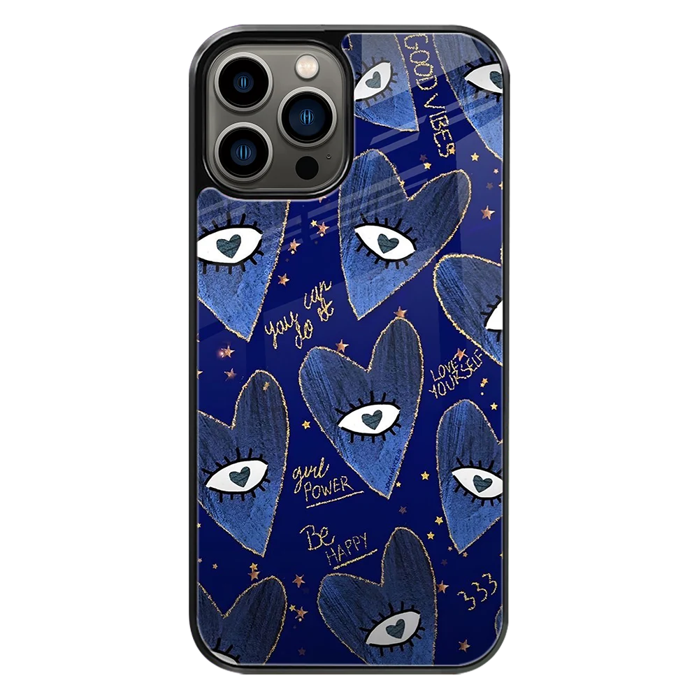 Premium Glass Back Mobile Phone Cover for iPhone, Samsung, OnePlus, Google Pixel, Redmi, Oppo, Vivo & Realme