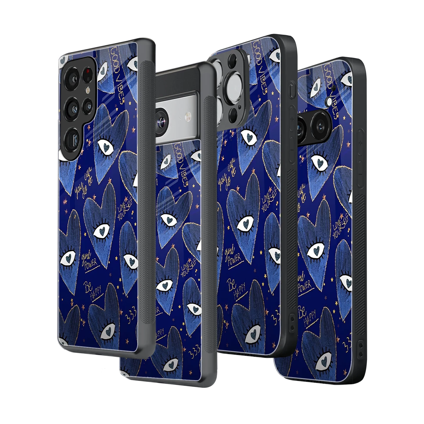 Stylish Glass Back Case for All Smartphones iPhone, Samsung, OnePlus, Pixel, Redmi, Oppo, Vivo, Motorola