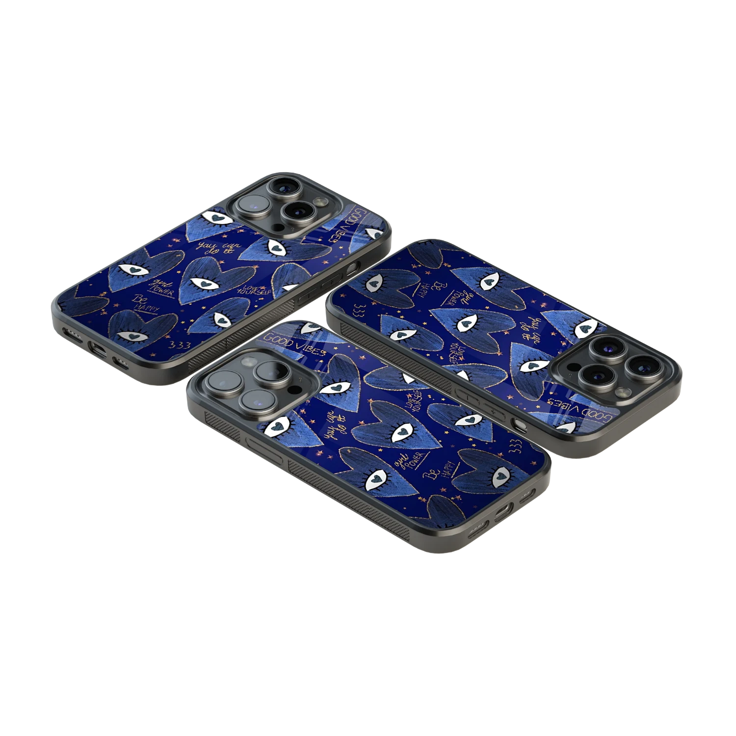 Luxury Glass Back Mobile Cover for iPhone, Samsung Galaxy, OnePlus, Pixel, Redmi & More
