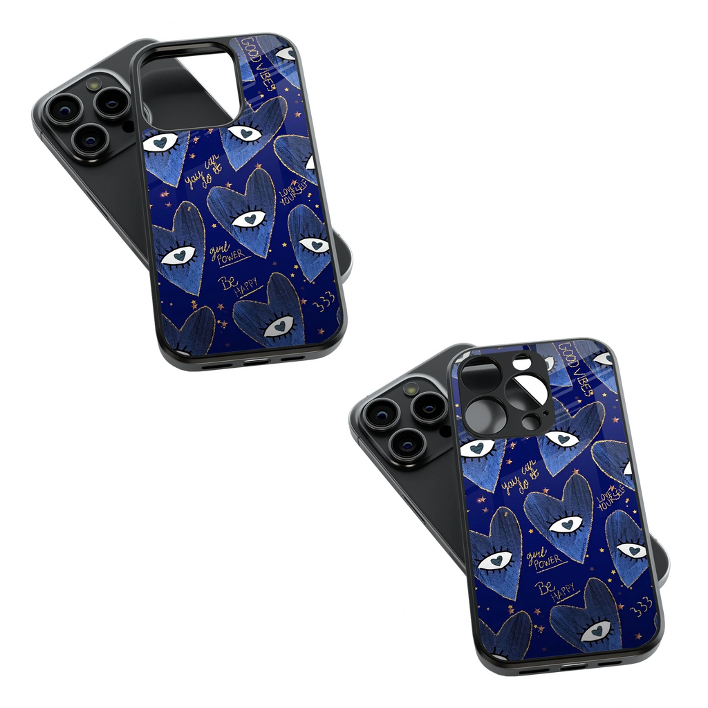 Trendy Glass Back Mobile Case for iPhone, Samsung, Redmi, OnePlus, Google Pixel, Motorola