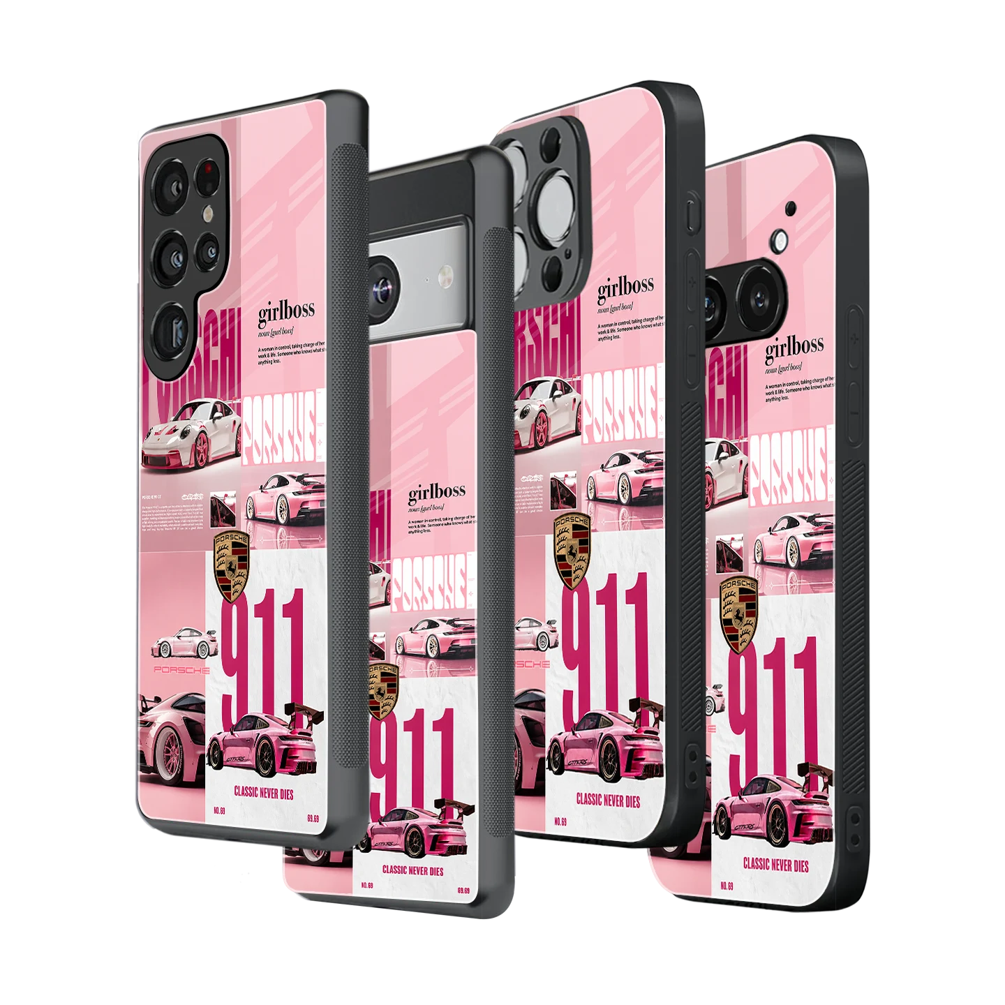 Stylish Glass Back Case for All Smartphones iPhone, Samsung, OnePlus, Pixel, Redmi, Oppo, Vivo, Motorola