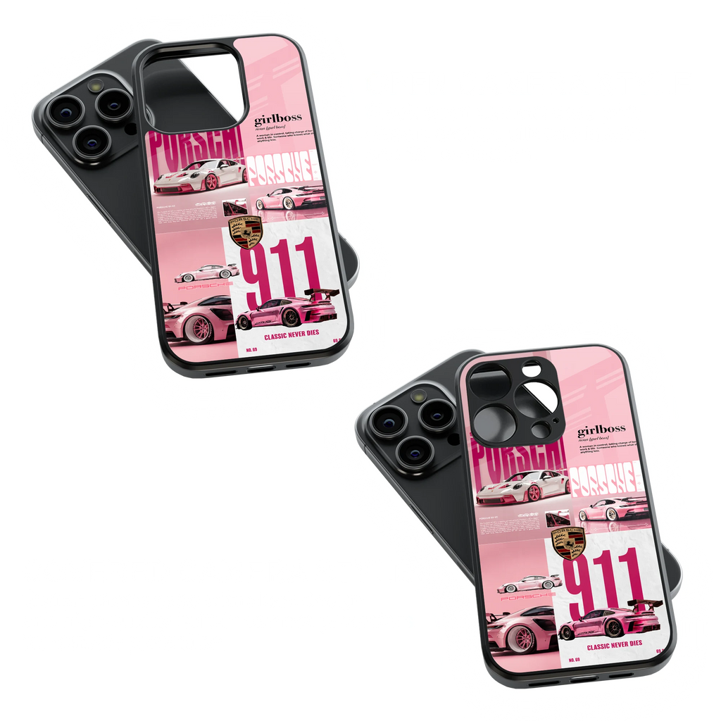 Trendy Glass Back Mobile Case for iPhone, Samsung, Redmi, OnePlus, Google Pixel, Motorola